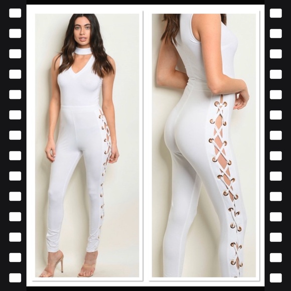 Other - JUMPSUIT WITH CHOKER